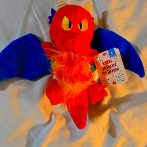 BarkBox Company Red and Blue Dragon Dog Toy